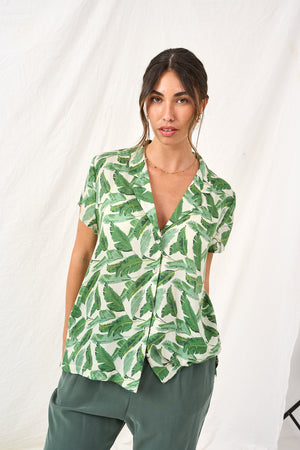 Tropical print Lucy shirt 