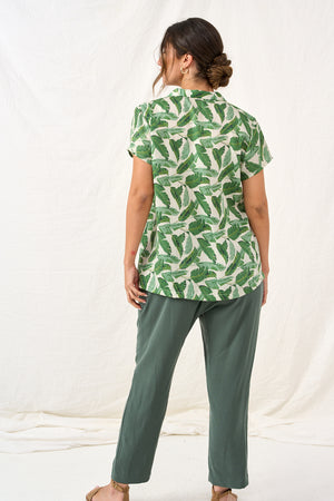 Tropical print Lucy shirt 