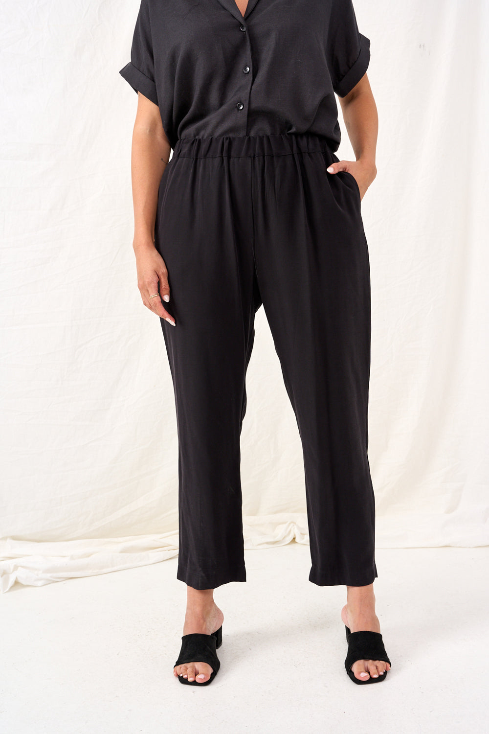 Pants Lauren Tansel black color