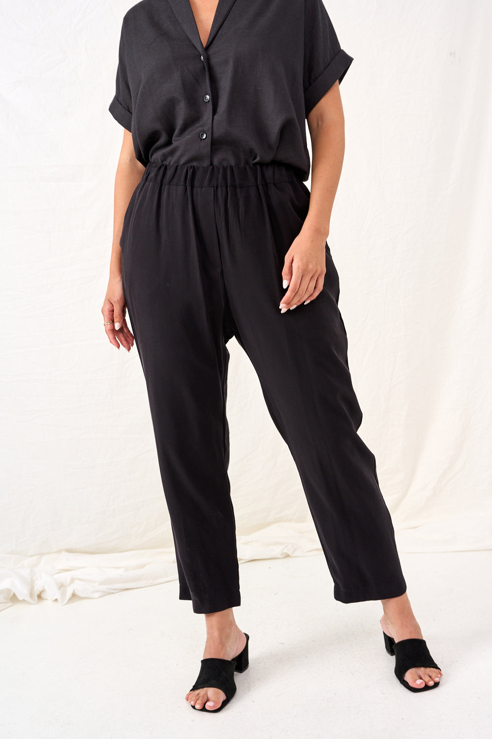 Pants Lauren Tansel black color