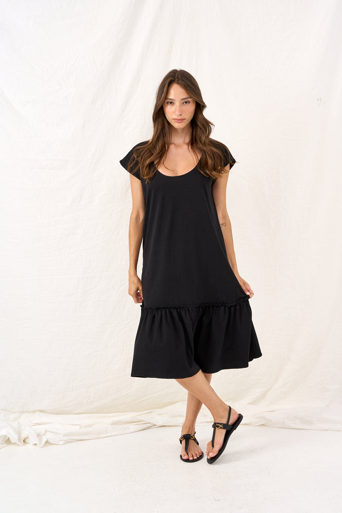 Black loose dress 