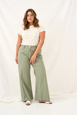 Green colored Sophie pants