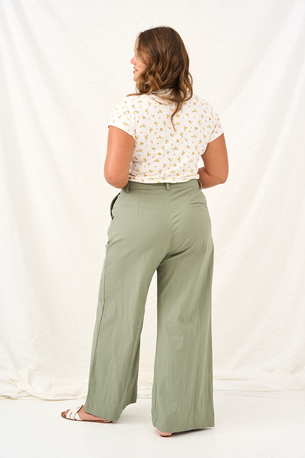 Green colored Sophie pants