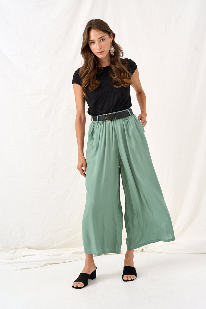 Green Olivia pants