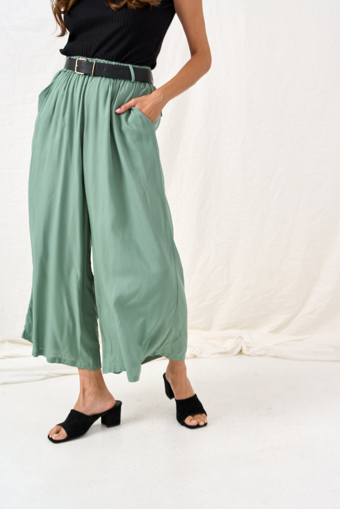 Green Olivia pants