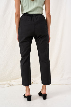 Black Lauren linen pants