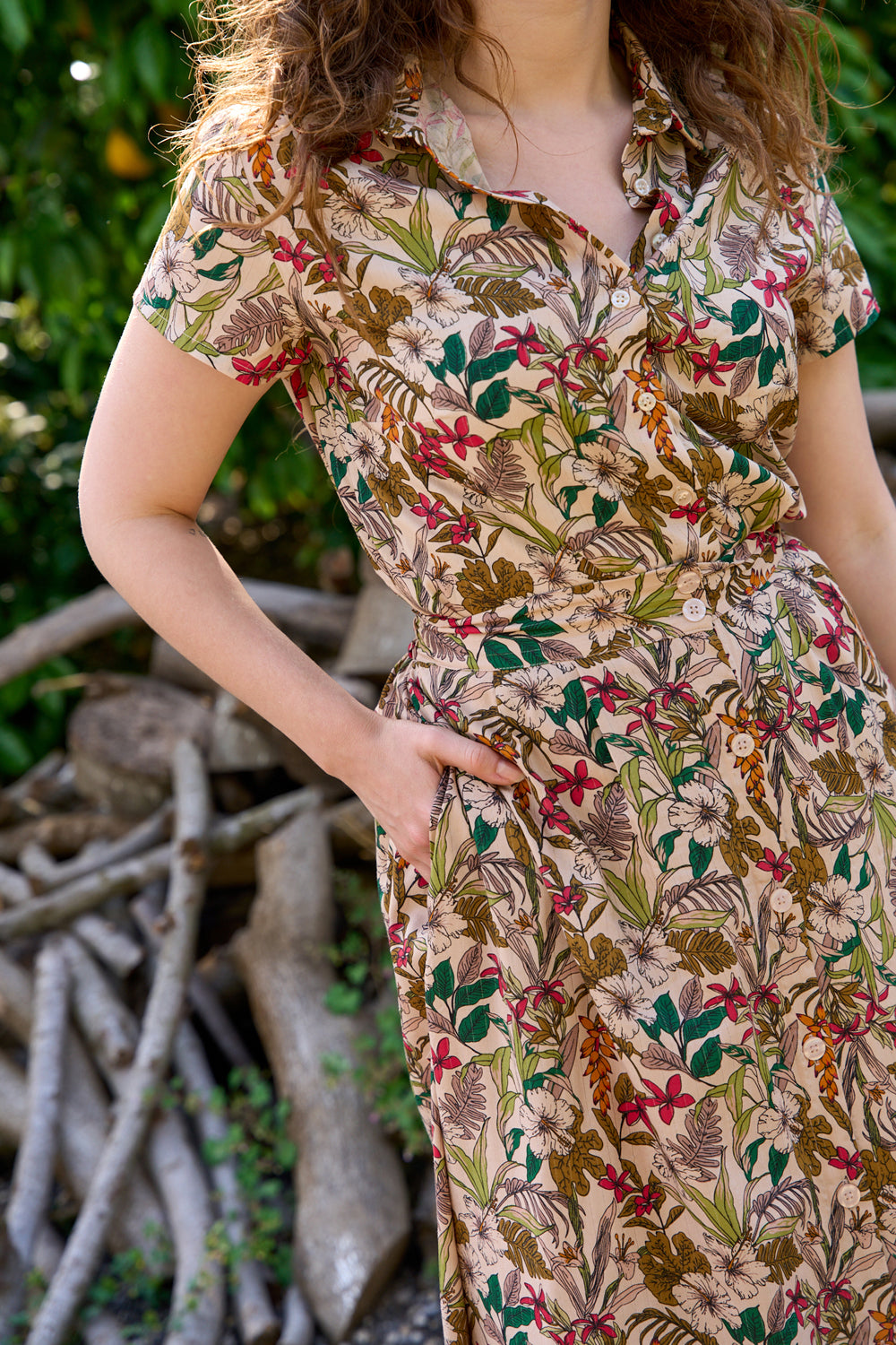 Honey skirt flower print 