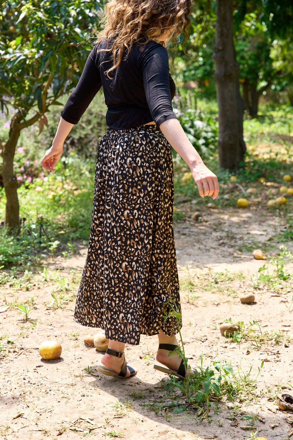 Black speckled Hani skirt 